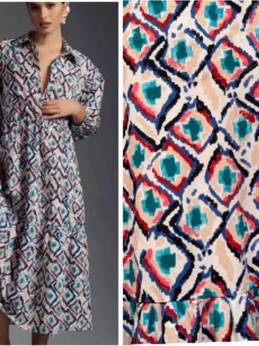 MAEVE The Bettina Shirt Dress Small